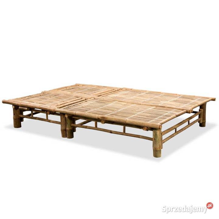 vidaXL Podwójny leżak bambusSKU43715 Warszawa