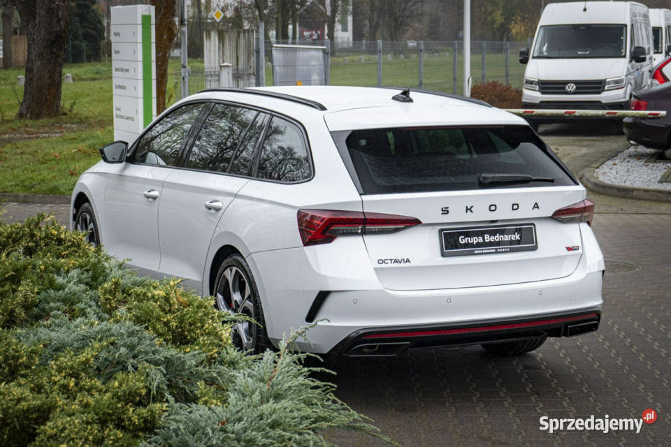 koda Octavia Combi RS 20 TSI 265 DSG Odbiór w biały Łódź
