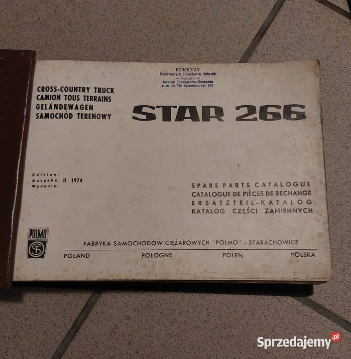 Star 266 katalog czesci zamiennych śląskie Strzebiń