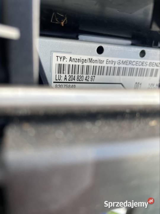 Wyswietlacz ekran mercedes w204 Małomice