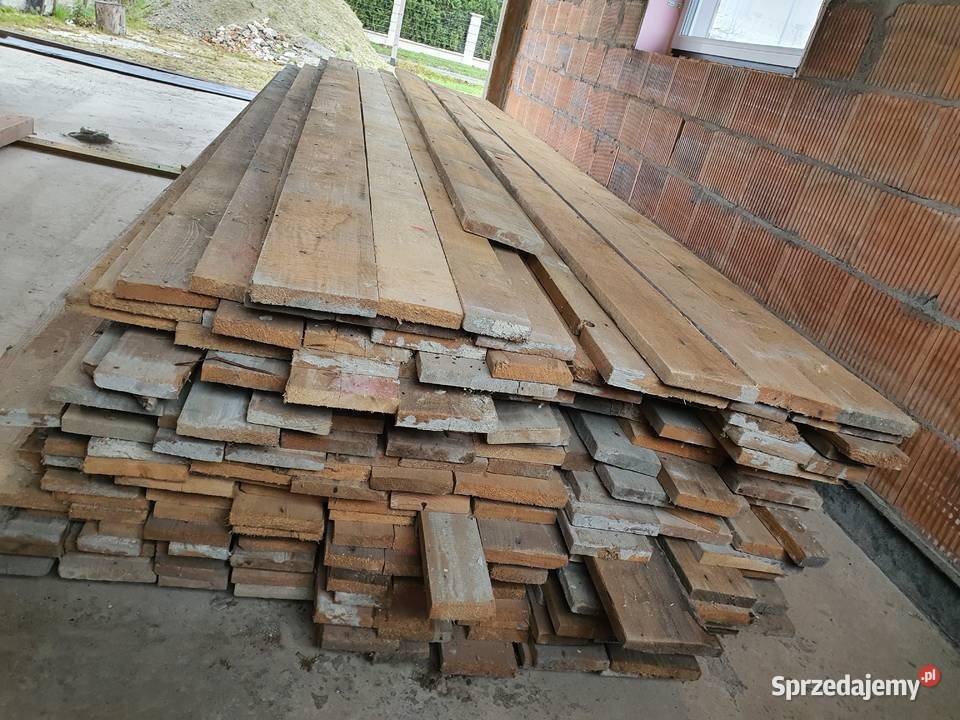 Deski szalunkowe 25 mm Sprzedam 49 m3 Grodków