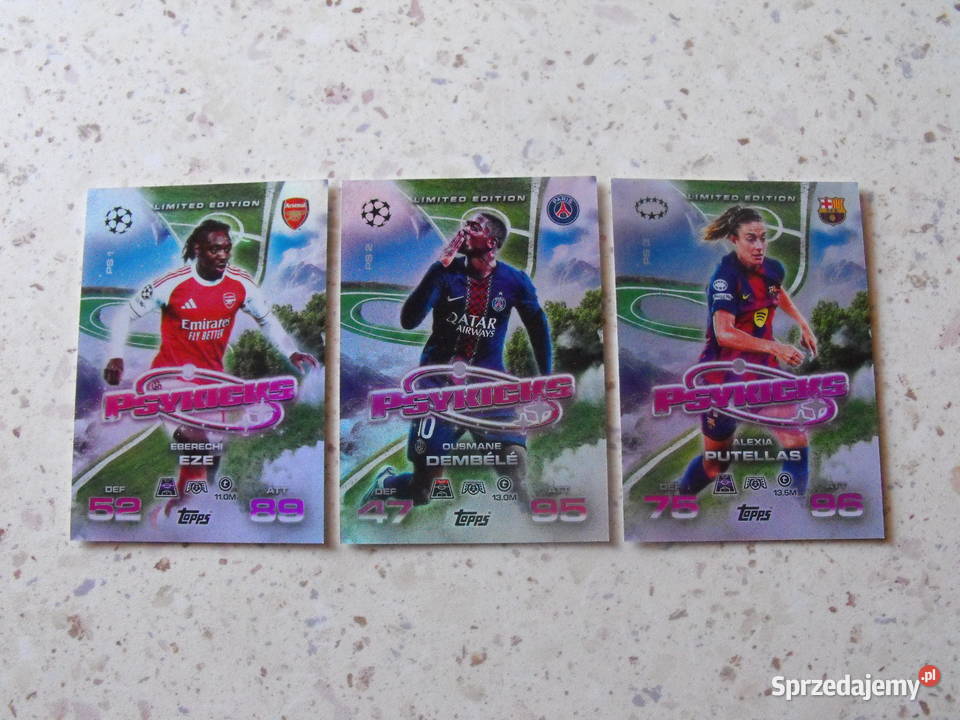 Karty piłkarskie topps Match Attax 202526 Mykanów