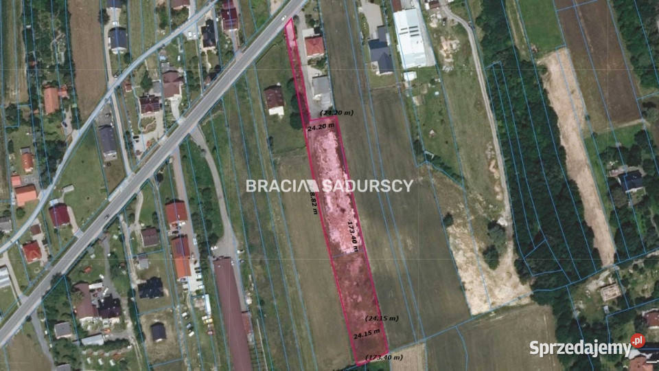 Grunt 4642m2 Kaszów Wadowicka