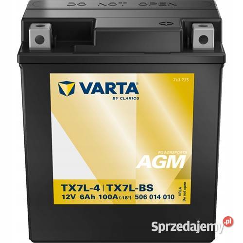 Akumulator Varta TX7LBS 12V 6Ah 100A Jelcz-Laskowice