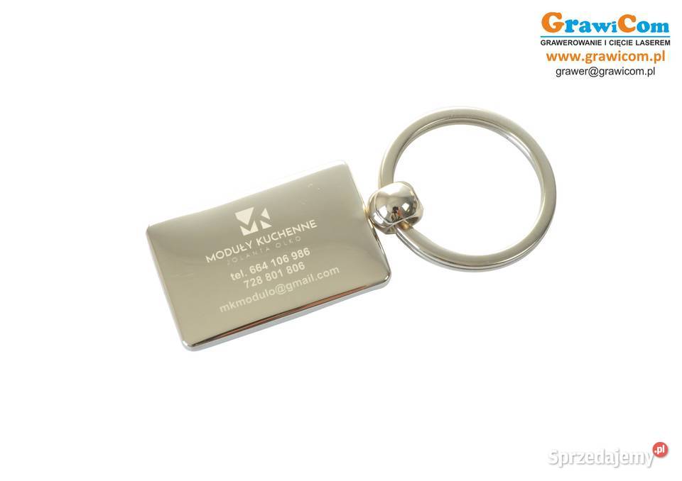 Brelok metalowy jednostronny grawer 50 breloczki podkarpackie