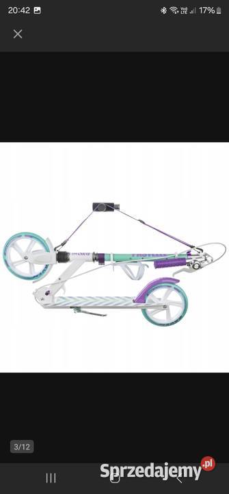 Hulajnoga Raven Pastelle Pro biały 2 kółka Rolki, wrotki i hulajnogi Lubin sprzedam