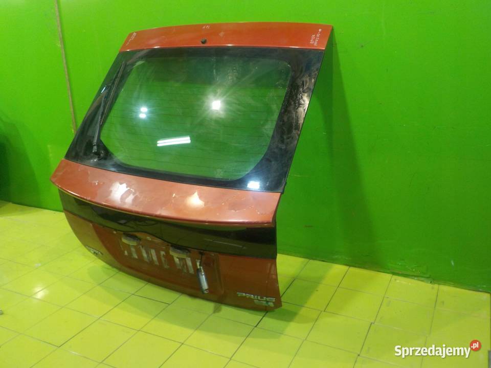 TOYOTA PRIUS II 06r HB 5D klapa tyl kompletna osobowe