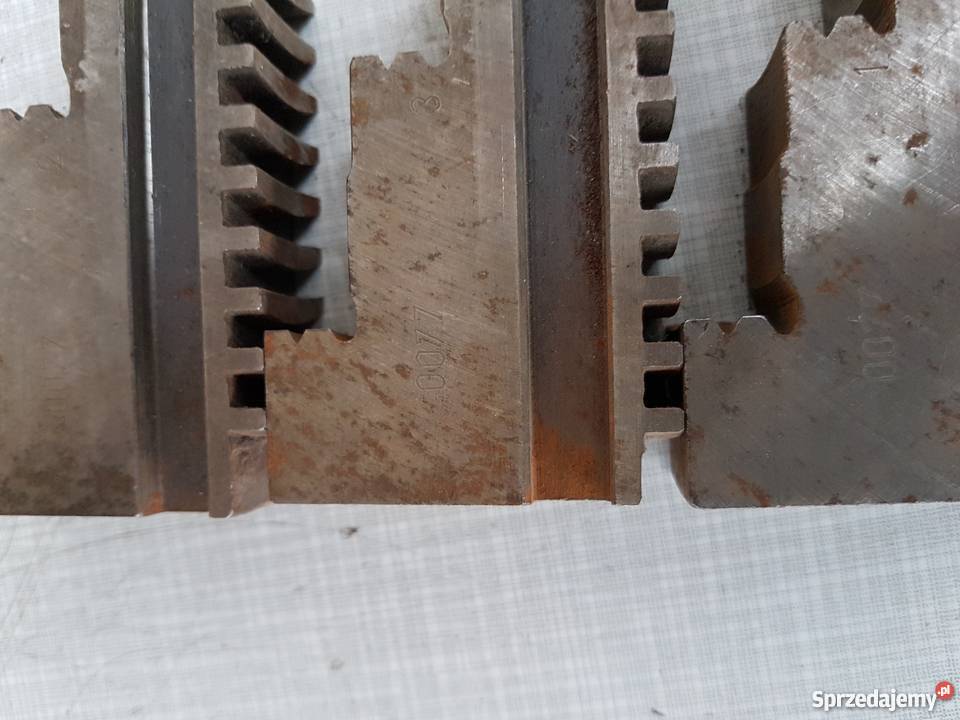 Lewe prawe szczęki tokarskie do uchwytu 160mm kujawsko-pomorskie Mogilno