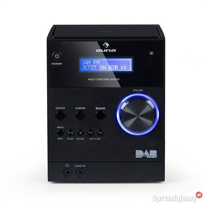 Nowa Mini Wieża Stereo Auna Bluetooth DAB Radio zachodniopomorskie Nowe Bielice