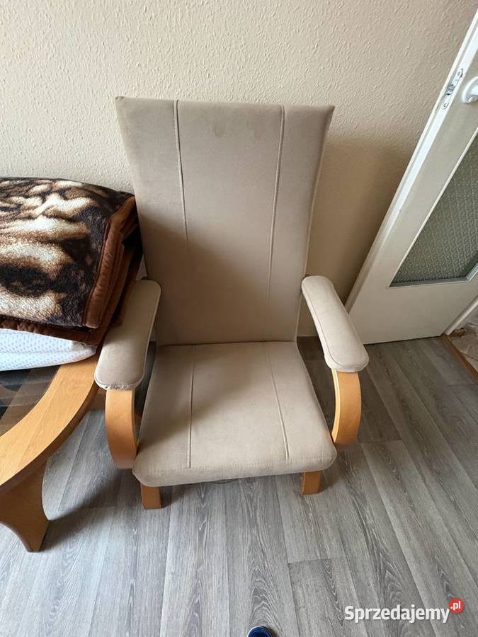 wersalka i 2 fotele nieuzywane velurbeż Opole