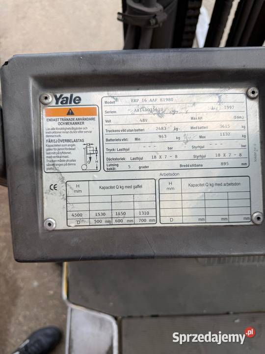 KOMPLET 2 wózki widłowe elektryczne Mszana Dolna