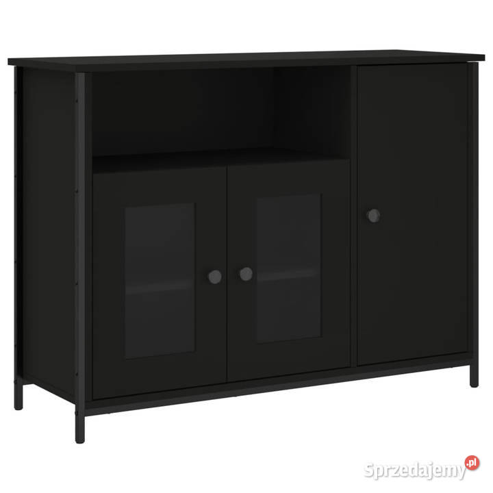 Szafka czarna 100x35x75 materiał drewnopochodny Warszawa