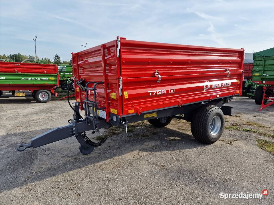 Przyczepa rolnicza jednoosiowa METALFACH 38T 5T Busko-Zdrój