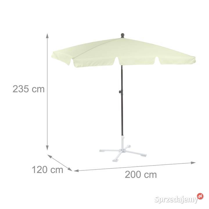 Parasol ogrodowy plażowy Z relaxdays Zambrów