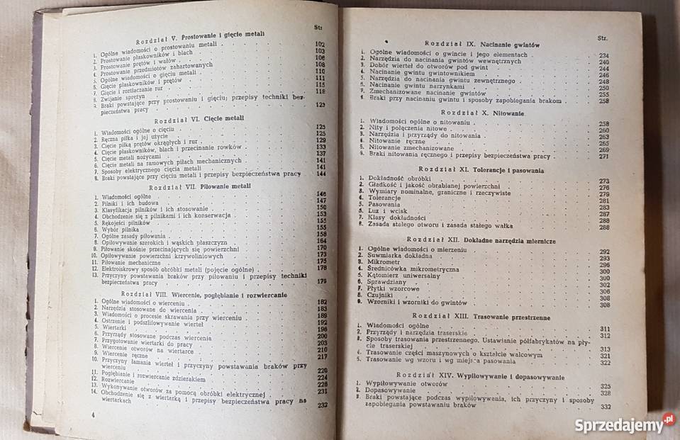 Ślusarstwo stara fachowa wiedza Kommissarow Łódź