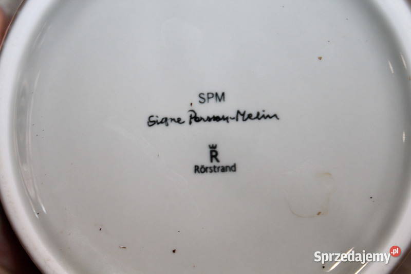 Porcelanowa szara miseczka Rostrand 217 Szczecin