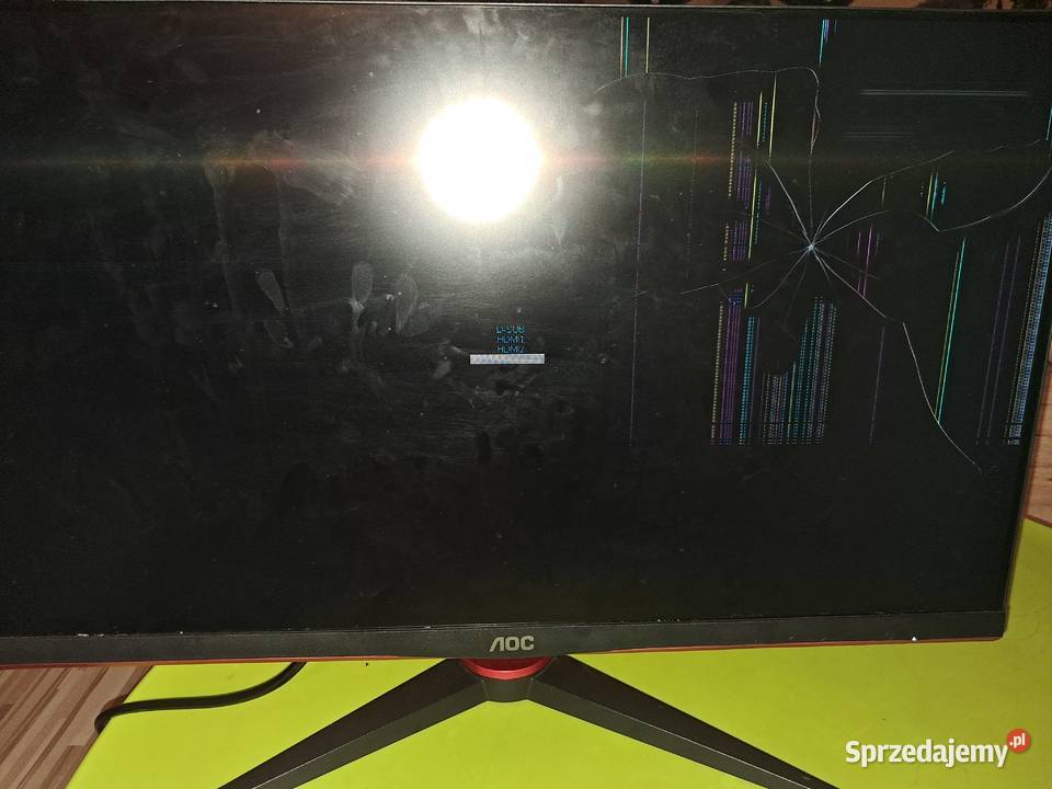 Sprzedam Monitor prawie nowy lecz uszkodzony 24" Przeworsk