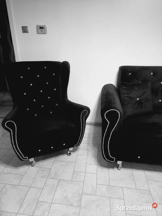 RATY komplet wypoczynkowy zestaw uszak glamour Toruń