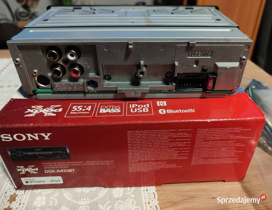Radio Sony DSXA410BT NFC Bluetooth Sony małopolskie Wadowice