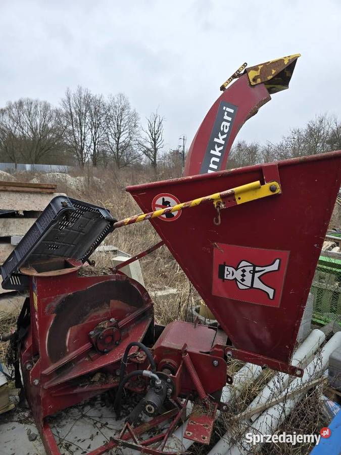 Rębak Junkkari HJ5G hydrauliczny posuw nowe noże Trzebnica