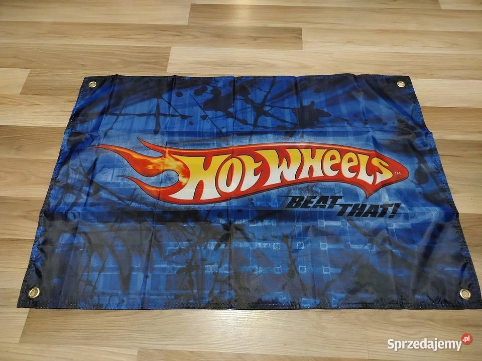 Hot wheels baner plakat materiałowy 90x60 sprzedam