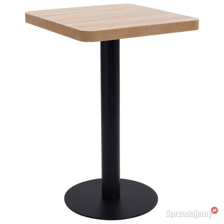 Stolik bistro jasnobrązowy 50x50 MDF WM286427 Warszawa
