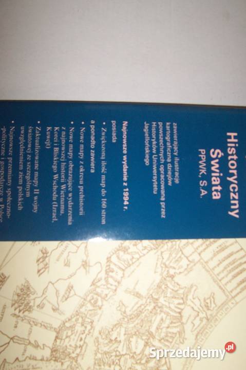 Atlas Historyczny Świata Autor Józef Wolski małopolskie Kraków sprzedam