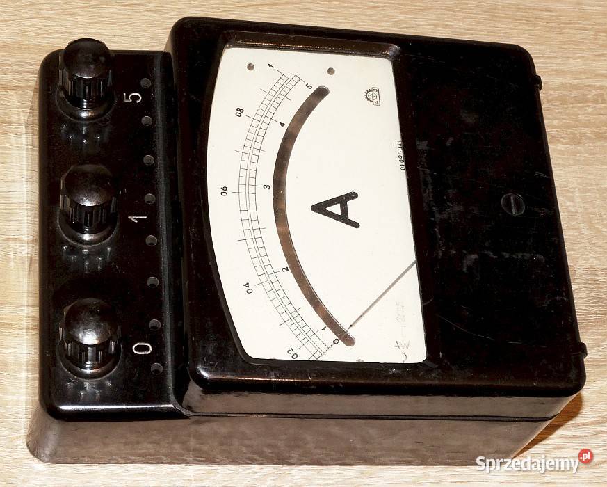 Miernik laboratoryjny amperomierz analogowy 15 A Gliwice sprzedam
