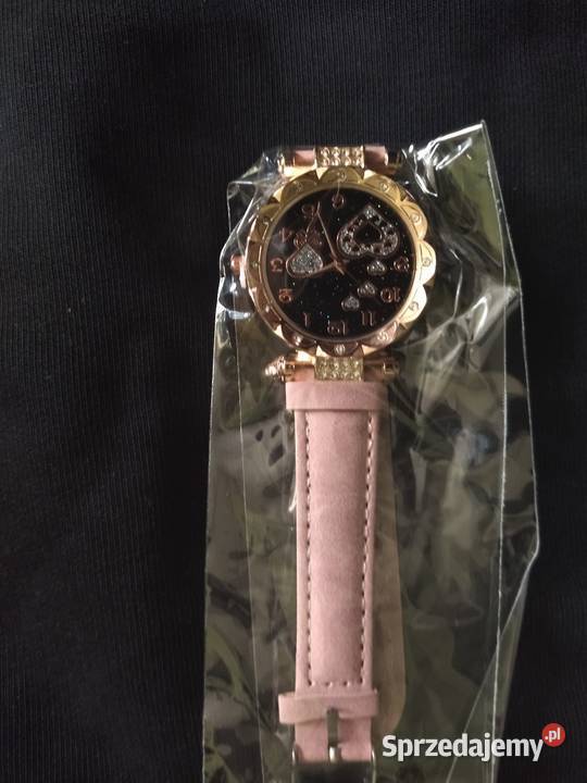 Zegarek damski nowy różowy warmińsko-mazurskie Olsztyn