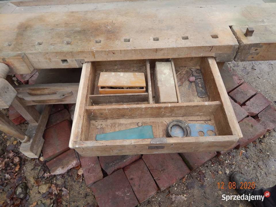 Warsztat stolarski drewniany stary zabytkowy Konary