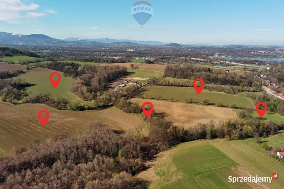 Działka inwestycyjna w Beskidach 265 ha Pogórze