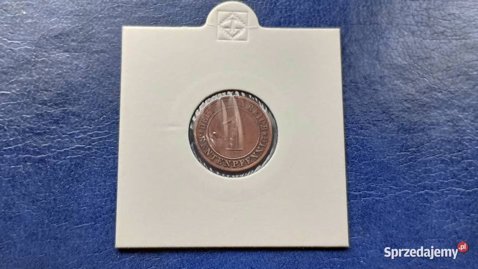 Stare monety 1 rentenpfennig 1924 A NIemcy Lesko