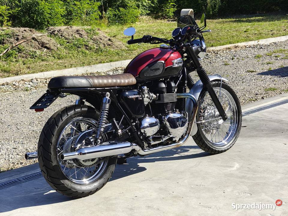Triumph T100 Bonneville piękny scrambler chopper Rudnik nad Sanem