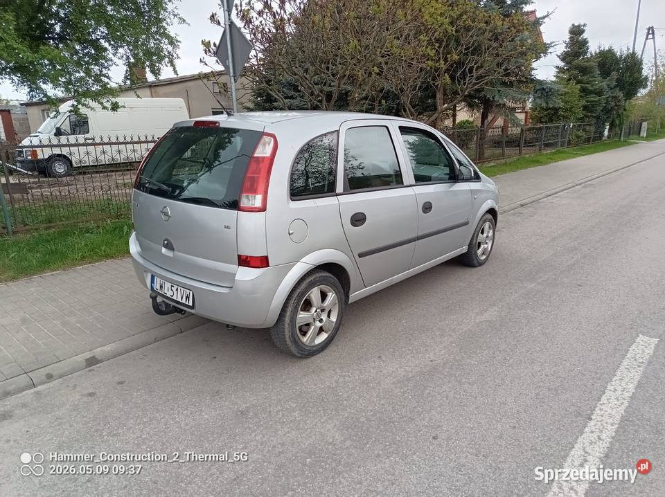 Opel Meriva 2004r 16 Benzyna doinwestowane poduszka powietrzna Włodawa