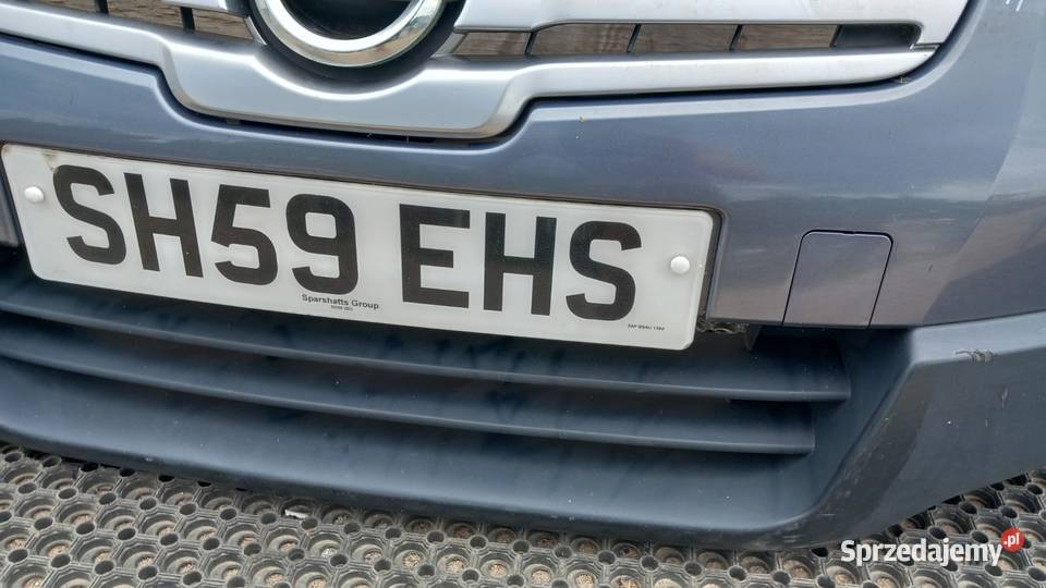 NISSAN QASHQAI J10 ZDERZAK PRZÓD B52G HALOGEN osobowe Pasy przednie i tylne wielkopolskie Zbierkowo