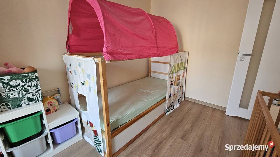 Łóżko IKEA KURA z materacem i baldachimem Warszawa