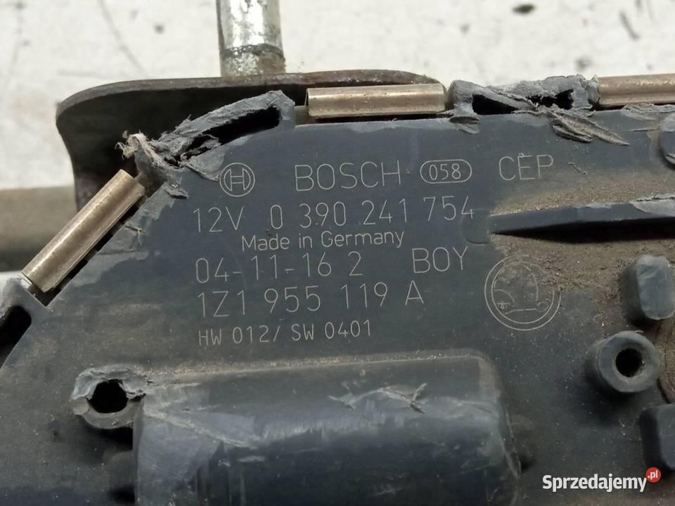MECHANIZM WYCIERACZEK PRZÓD EUROPA 1K1955023G Mechanizmy wycieraczek sprzedam
