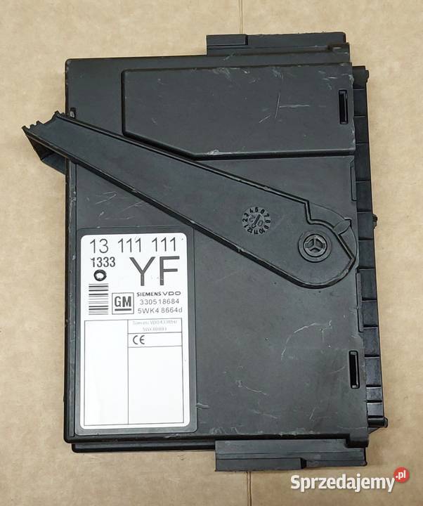 MODUŁ KOMFORTU OPEL CORSA C MERIVA A 13111111YF Mielęcin
