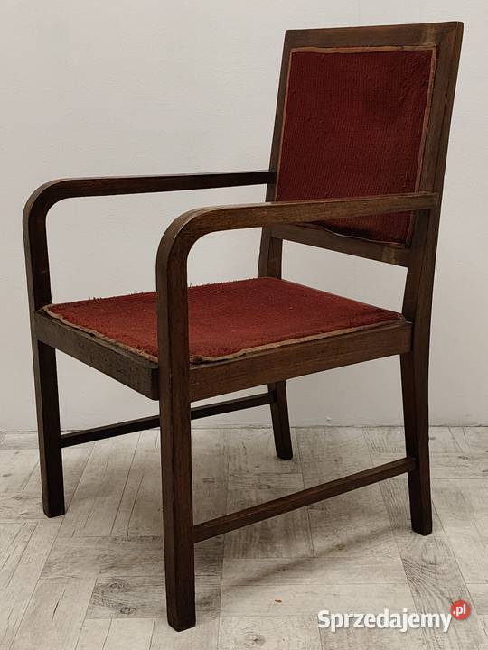 fotel krzesło art Deco drewniany z łódzkie Radomsko sprzedam