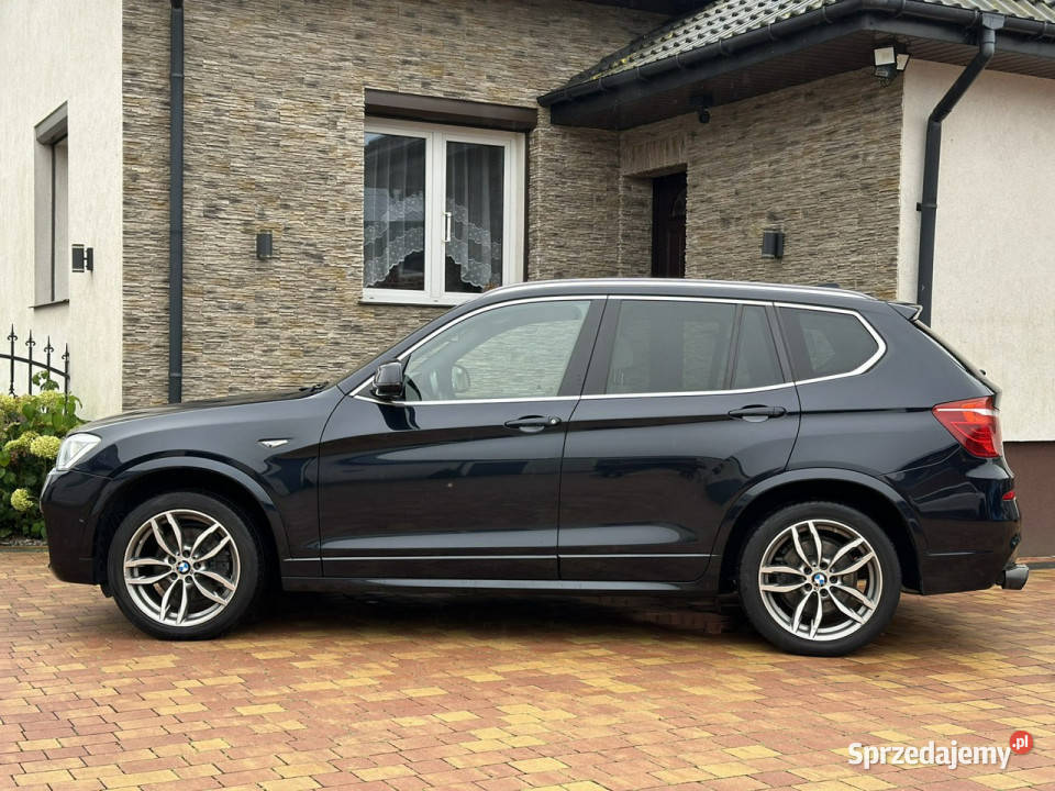 BMW X3 20 diesel 190hp F25 2010 czarny Sadlno