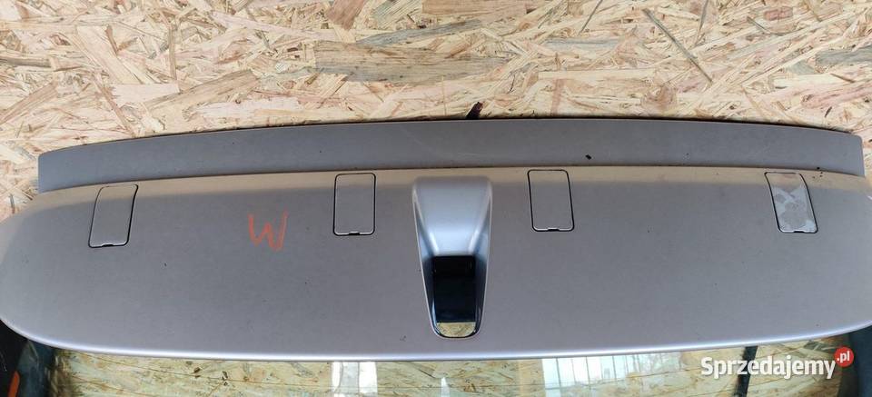 TYLNA KLAPA TYŁ POKRYWA GABAŻNIKA TYŁ SZYBA