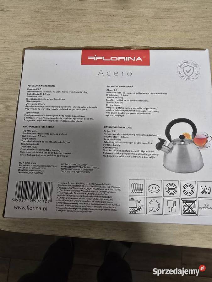 Czajnik stalowy Florina Acero 25l Czajniki Czarna Woda