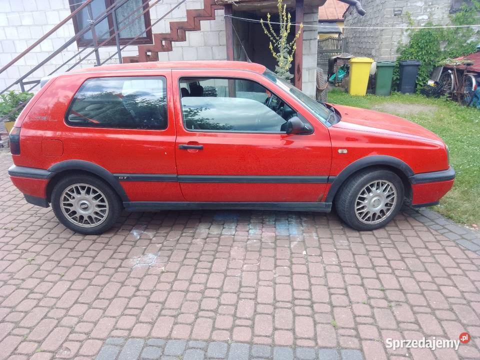 Volkswagen Golf Mk 3 GT specjal 16 101 czerwony Parczew