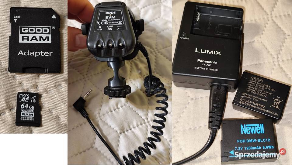 Zestaw aparat kamera Panasonic Lumix FZ1000 4K mazowieckie Płońsk