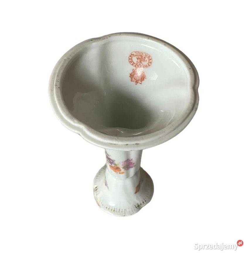 Świecznik porcelanowy F Gardner 18701890 Porcelana i szkło Warszawa