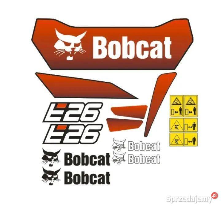 Naklejki oklejenie naklejka BOBCAT E26 Zamiennik Janików