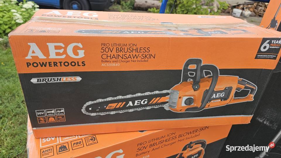 Zestaw elektronarzędzi AEG 50v akumulatorowy Zatory