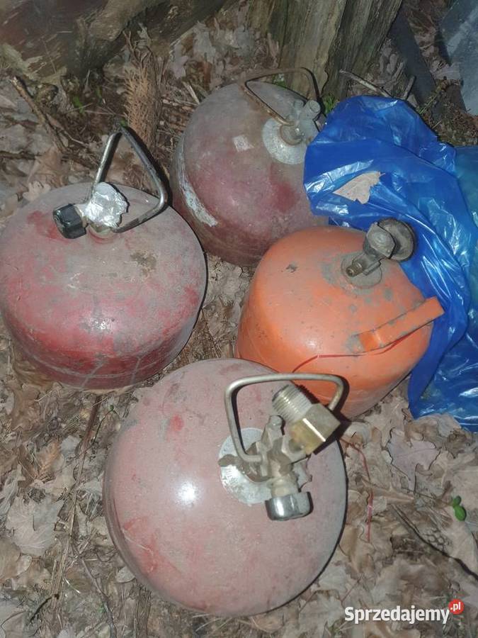 Stare butle gazowe turystyczne 2 3 Warszawa