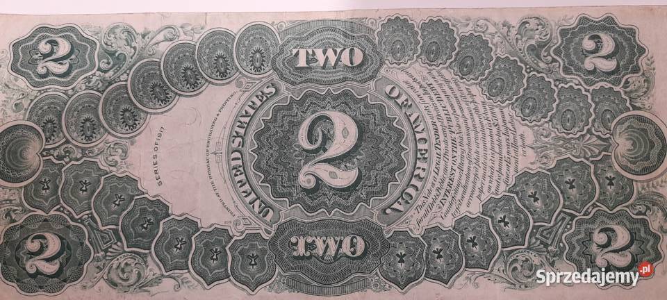 2 dolary usa 1917 Warszawa