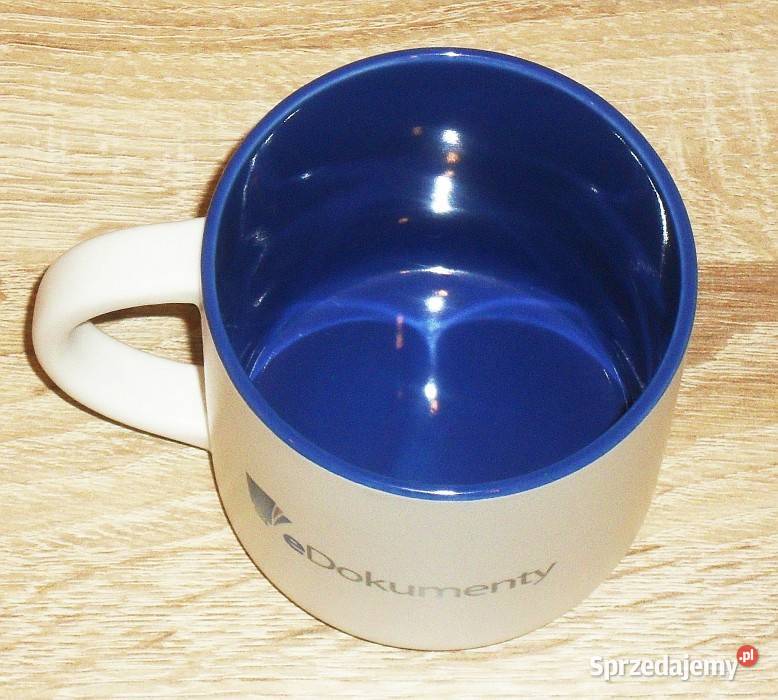 Kubek ceramiczny o pojemności 380 ml z nadrukiem Gliwice
